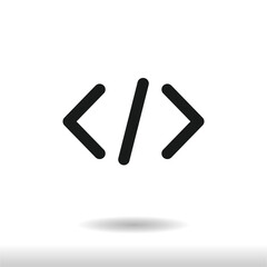 Coding icon vector . development sign