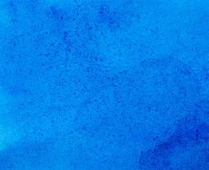 Abstract blue background in watercolor style