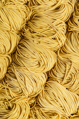 homemade raw noodles for ramen