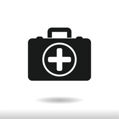First aid icon  vector . Medical sign