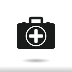 First aid icon  vector . Medical sign