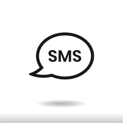 Sms Bubble icon vector eps 10