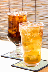 アイスティーとアイスコーヒー