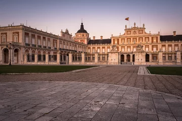 Deurstickers Royal Palace of Aranjuez from the square of the colonels at sunset, Madrid, Spain © JMDuran Photography