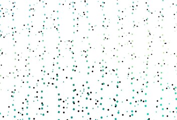 Light Green, Yellow vector cover in polygonal style with circles.