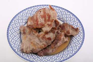 meat cooked dish ready to eat