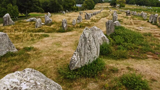 Kermario stones alignments Carnac Stones Brittany France