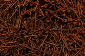 Rusty Nails Texture Background