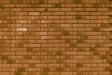 Brown brick wall. Interior of a modern loft. Background for photo and video filming. The facade of a brick building.