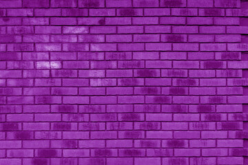 Fototapeta na wymiar Pink brick wall. Interior of a modern loft. Background for photo and video filming. The facade of a brick building.
