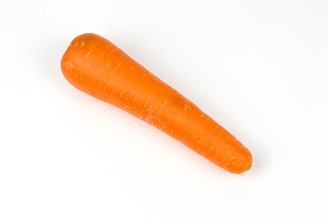 Carrots on a white background