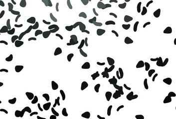 Light Black vector texture with random forms.