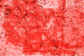 Red paint texture. Interior of a modern loft. Abstract bright background. The facade of an old house.