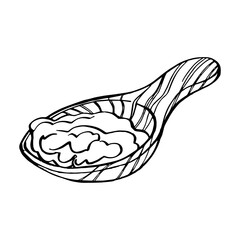 Aloe Vera plant on white Background. Graphic illustration agave, aloe vera, succulent, green plant. Botanical graphic illustration of Aloe Vera.