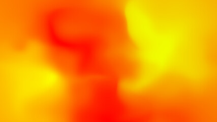 Abstract yellow orange and red soft cloud background in pastel colorful gradation.