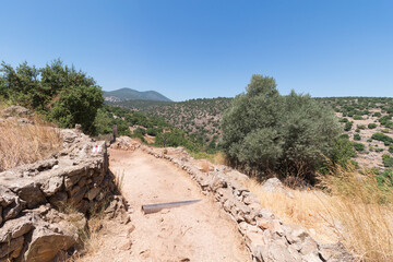 Path in the mountains.