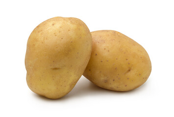 Potato isolated on white background,Agricultural products.