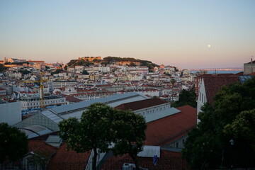 Abendblick auf Lissabon 