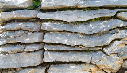 Karst rock formations on the Velebit mountain, Croatia