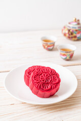 moon cake red velvet flavour