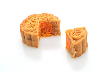 Chinese moon cake durian and egg yolk flavour