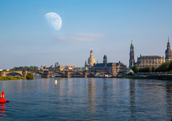 Old buildings in the German city of Dresden