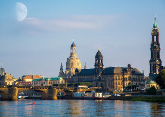 Old buildings in the German city of Dresden