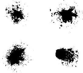 Grunge splash design vector element