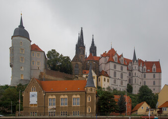 Fototapeta na wymiar The Meissen Cathedral in Germany