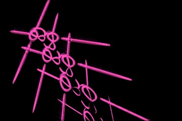 Abstract shapes in pink. Small pink light discharges. Abstract background for design and decoration