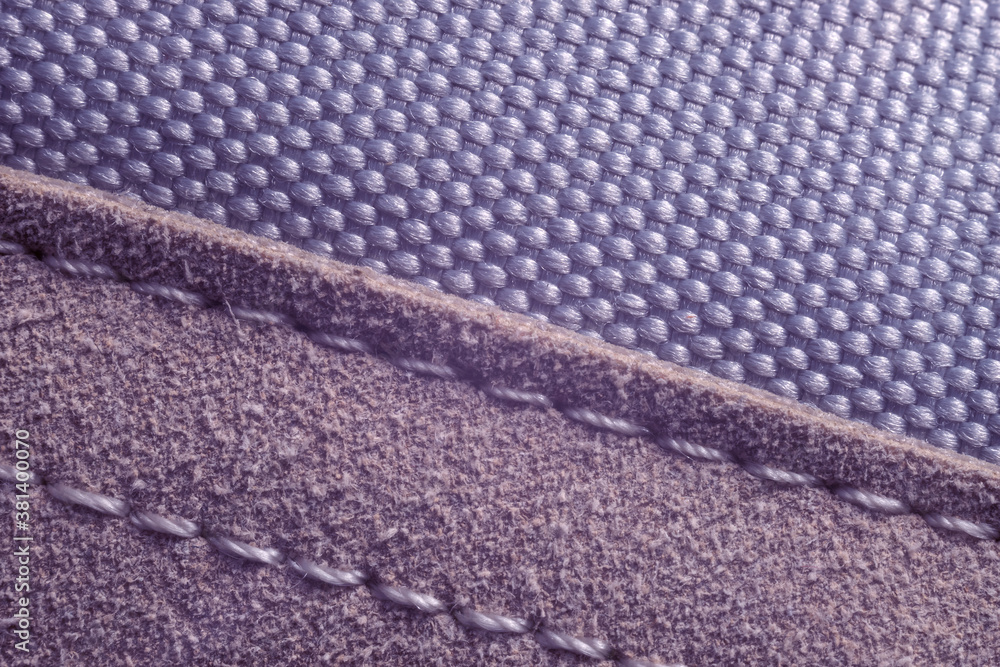 Aufkleber close up beautiful textile cloth background texture. macro photography background material view.