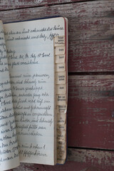 Naklejka premium Kochbuch altes Kochbuch Rezepte alte Rezepte Schriften Petersilie Rosmarin Speisen Getränke Einkochen Gemüse Eierspeisen Salat Kartoffeln Saucen Braten Register Papier Buch buch, wörterbuch, definitio