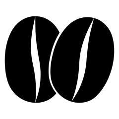 Vector coffee bean icon