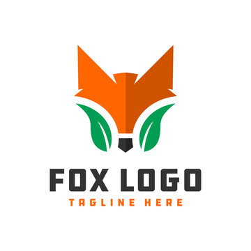 wild fox animal logo