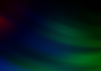 Dark Multicolor, Rainbow vector blurred and colored background. Modern geometrical abstract illustration with gradient. The best blurred design for your business.