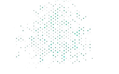 Light Green vector layout with circle shapes. Illustration with set of shining colorful abstract circles. Pattern for ads, leaflets.