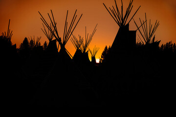 Tipi zum Sonnenuntergang 5 © Od-Pictureworks