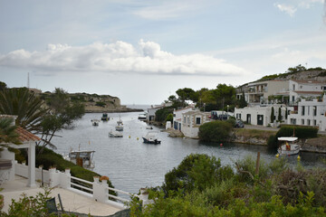 Fototapeta na wymiar Coast town in Menorca