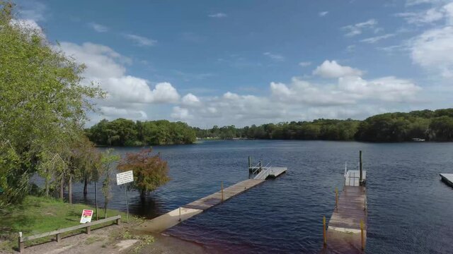 Boat Ramp at Lake Monroe Wayside Park Sanford Florida