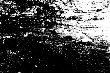 Grunge black and white texture background (Vector). Use for decoration, aging or old layer