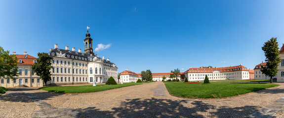 the Hubertusburg Castle in Saxony