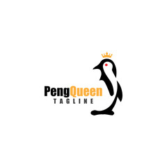 penguin logo template design