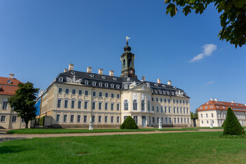 the Hubertusburg Castle in Saxony