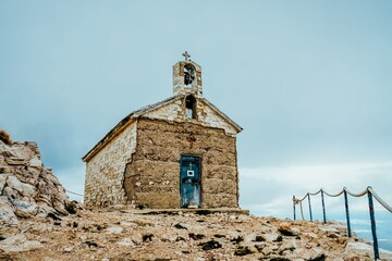 Biokovo mountain range in Croatia, located along the Dalmatian coast of the Adriatic Sea. Its...