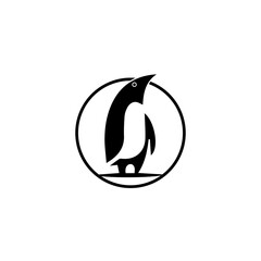 penguin logo template design