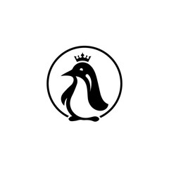 penguin logo template design