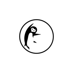 penguin logo template design