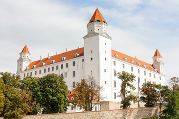 Castillo de la ciudad de Bratislava, en el pais de Eslovaquia