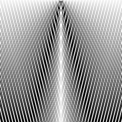 Black diagonal sharp lines abstract background. Surface pattern design with linear ornament. Stripes motif. Image with slanted rays. Digital paper, web design, textile print. Vector art illustration