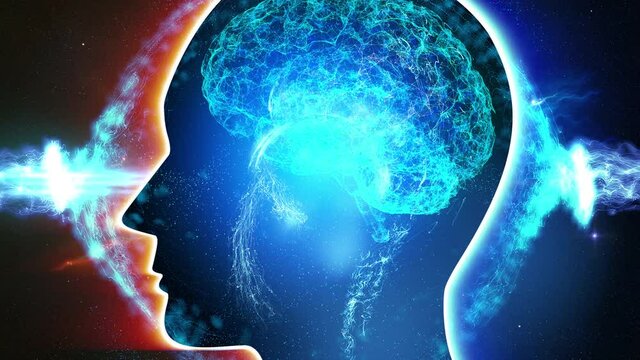Godlike or humanlike artificial intelligence, experiment, absolute cosmic brain. Limitless intellect, homo deus